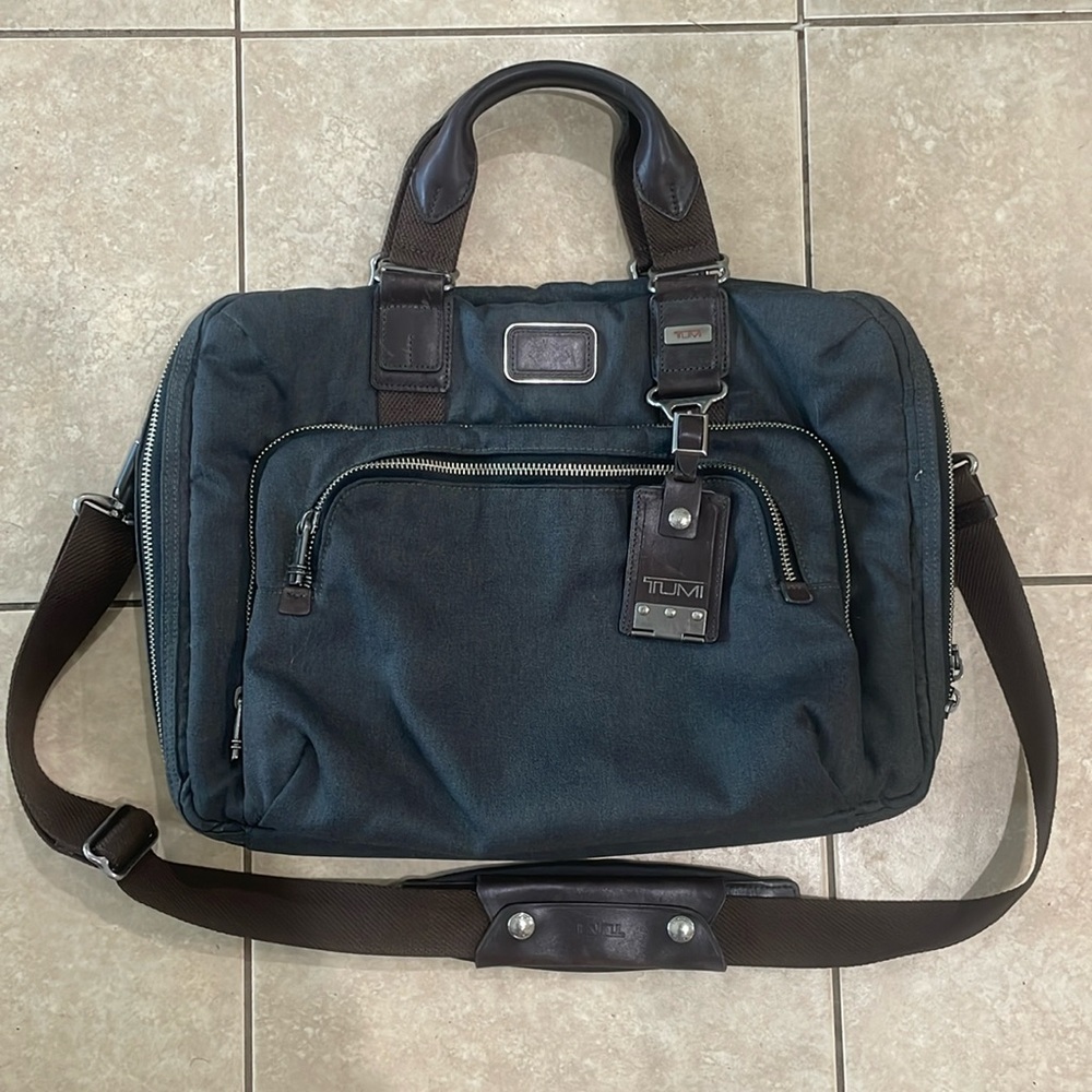 Tumi Alpha Bravo Slim Briefcase Laptop Bag